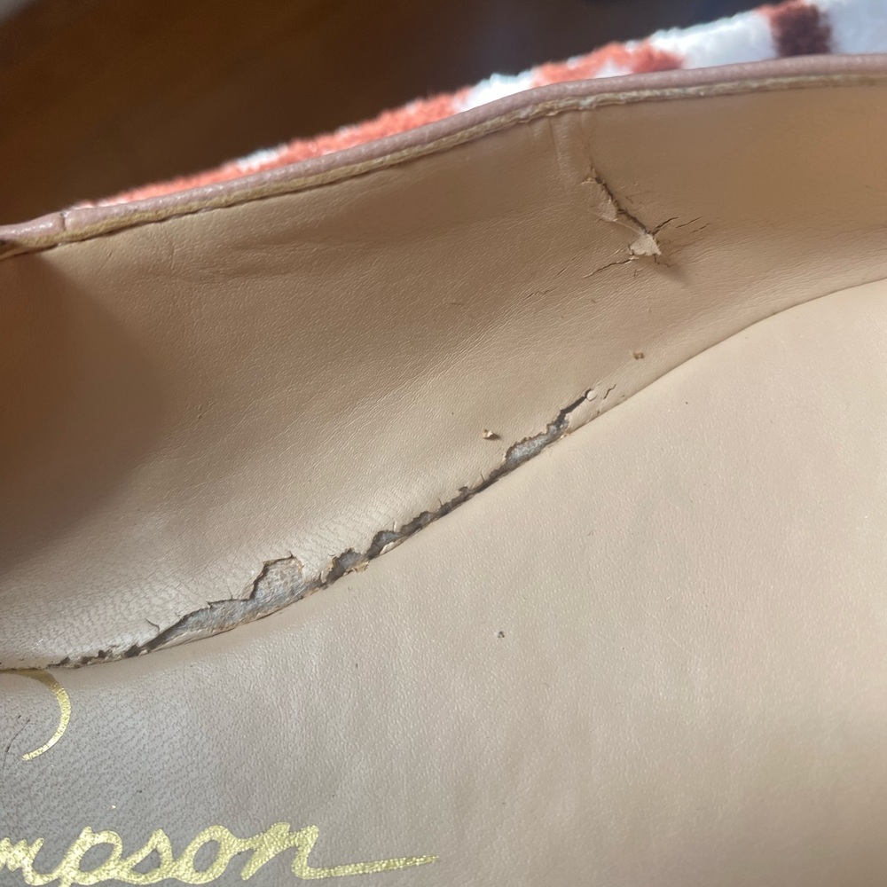 Jessica Simpson leather ballet style flats - Picture 7 of 16